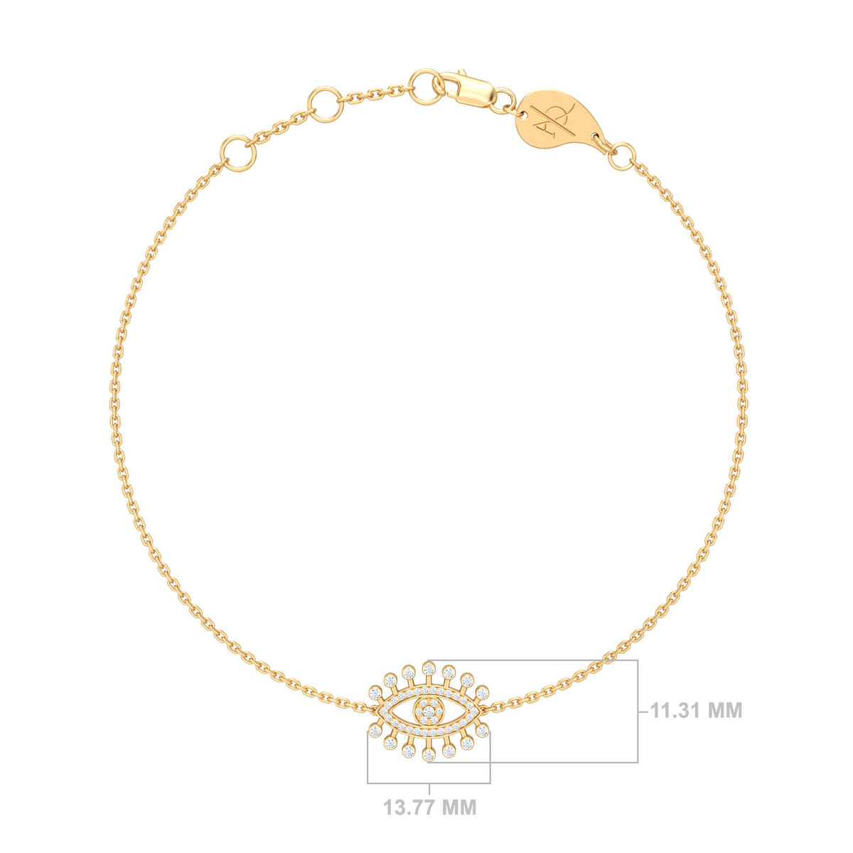 Eye Dubai Bracelet, solid 18K gold, view 4 of 7