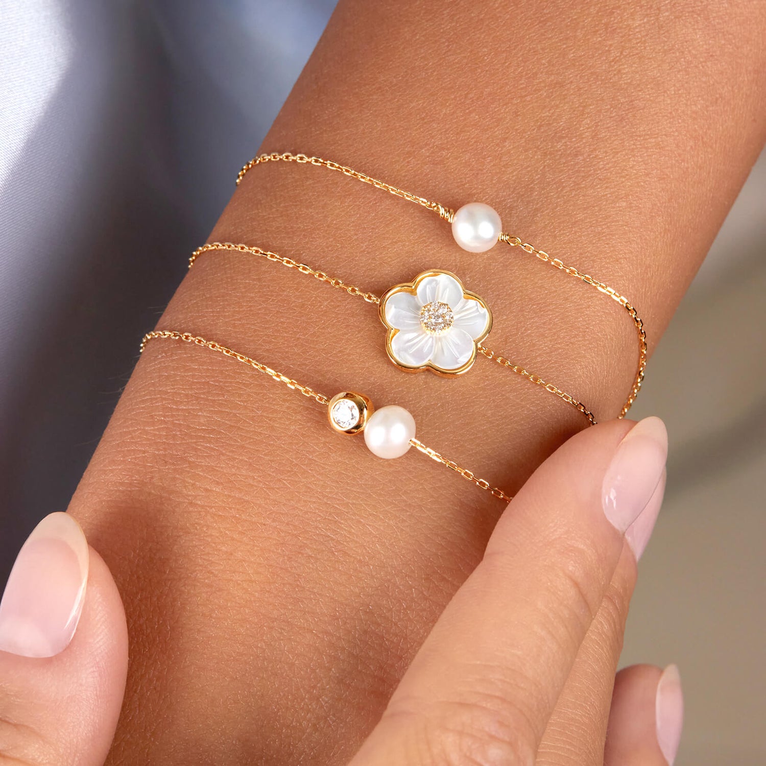 Single Pearl Bracelet