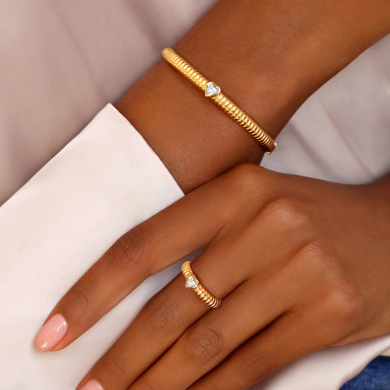 Hermes Heart Bracelet