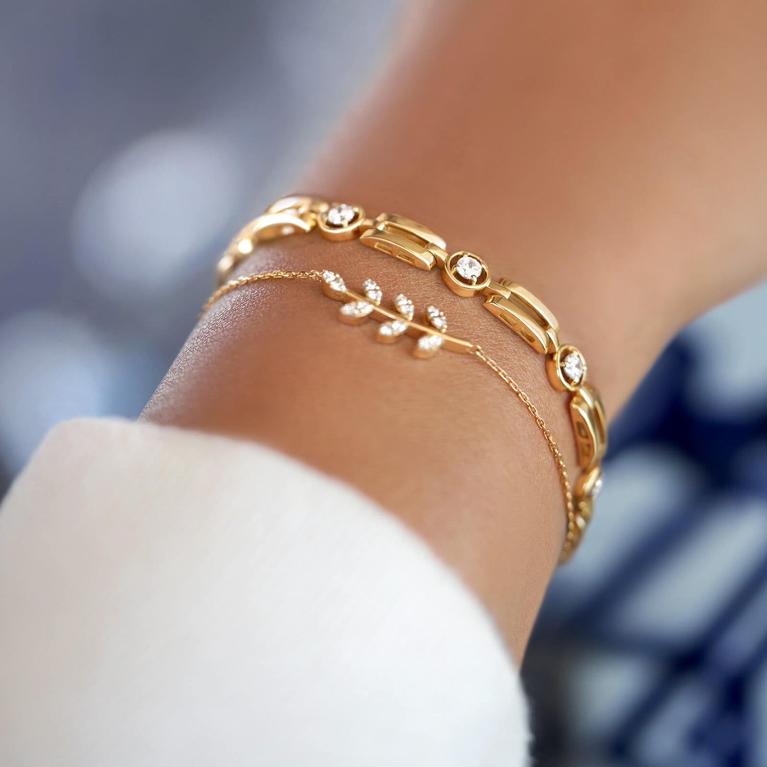 Leaf of Hope Chain Bracelet