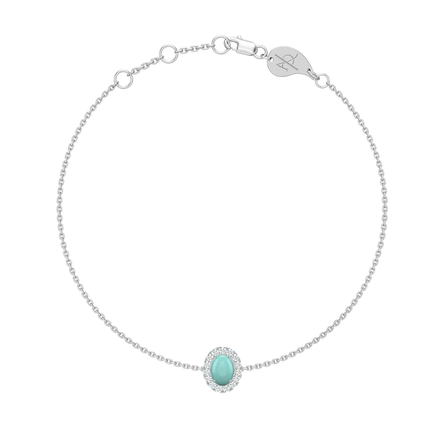 Princess Chain Turquoise Anklet