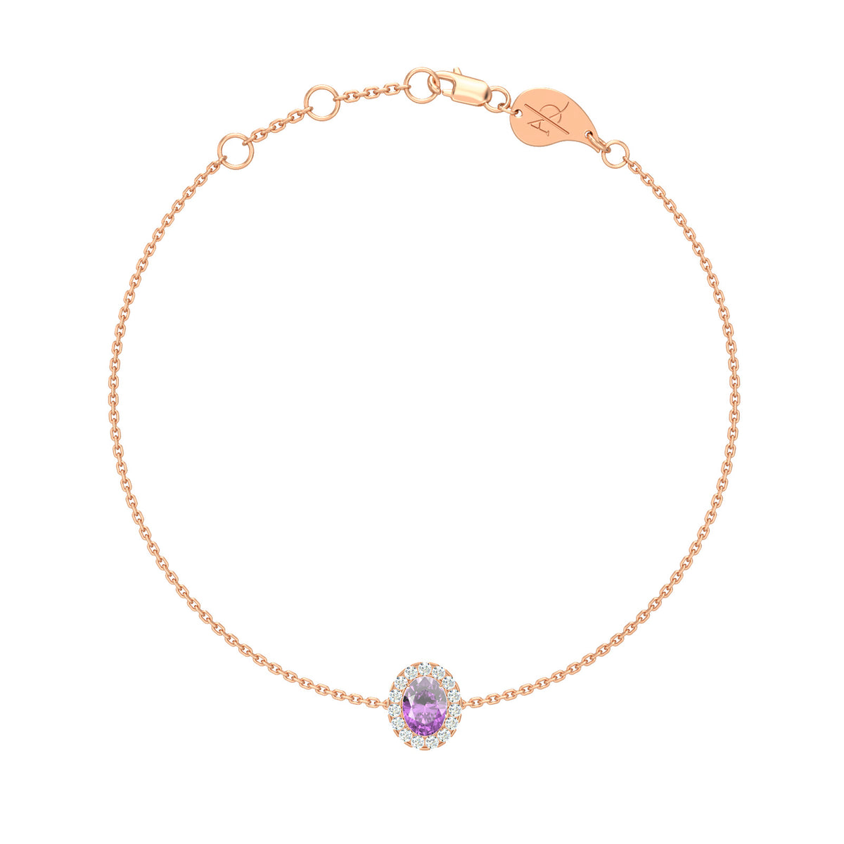Princess Chain Bracelet, solid 18K gold, view 19 of 21