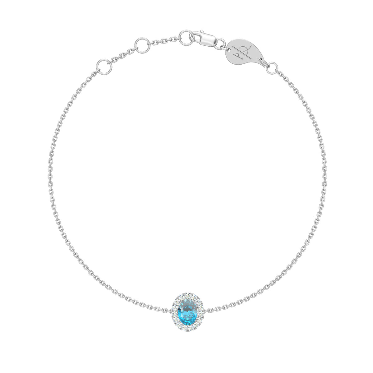 Princess Chain Bracelet, solid 18K gold, view 15 of 21