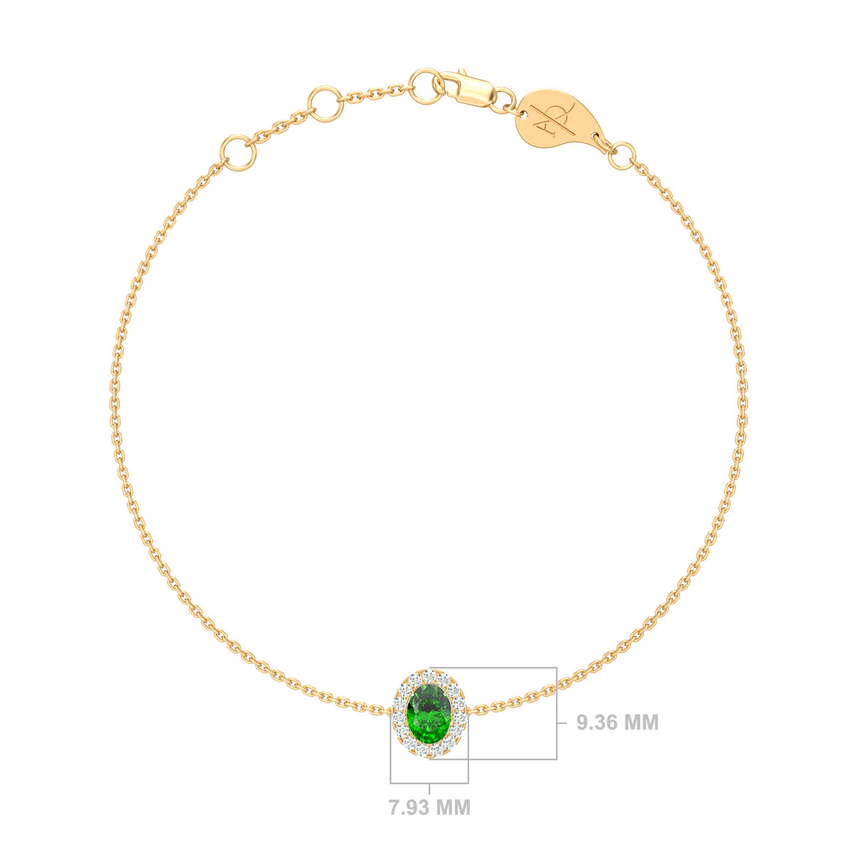 Princess Chain Bracelet, solid 18K gold, view 4 of 21