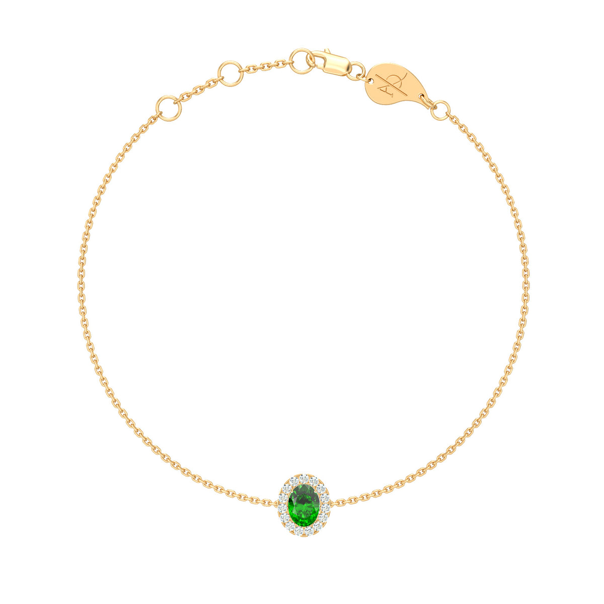 Princess Chain Bracelet, solid 18K gold, view 7 of 21