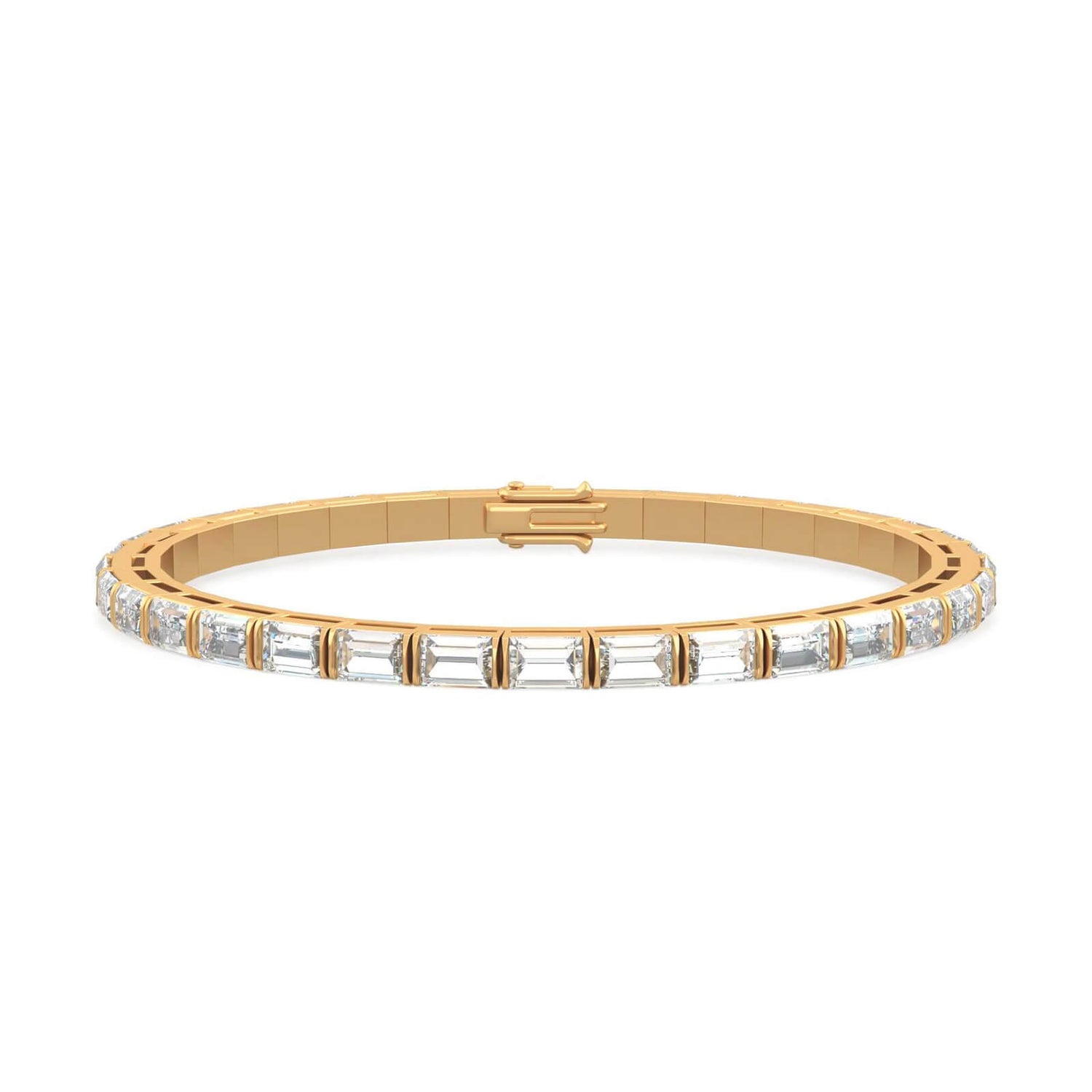 Petite Baguette Tennis Bracelet