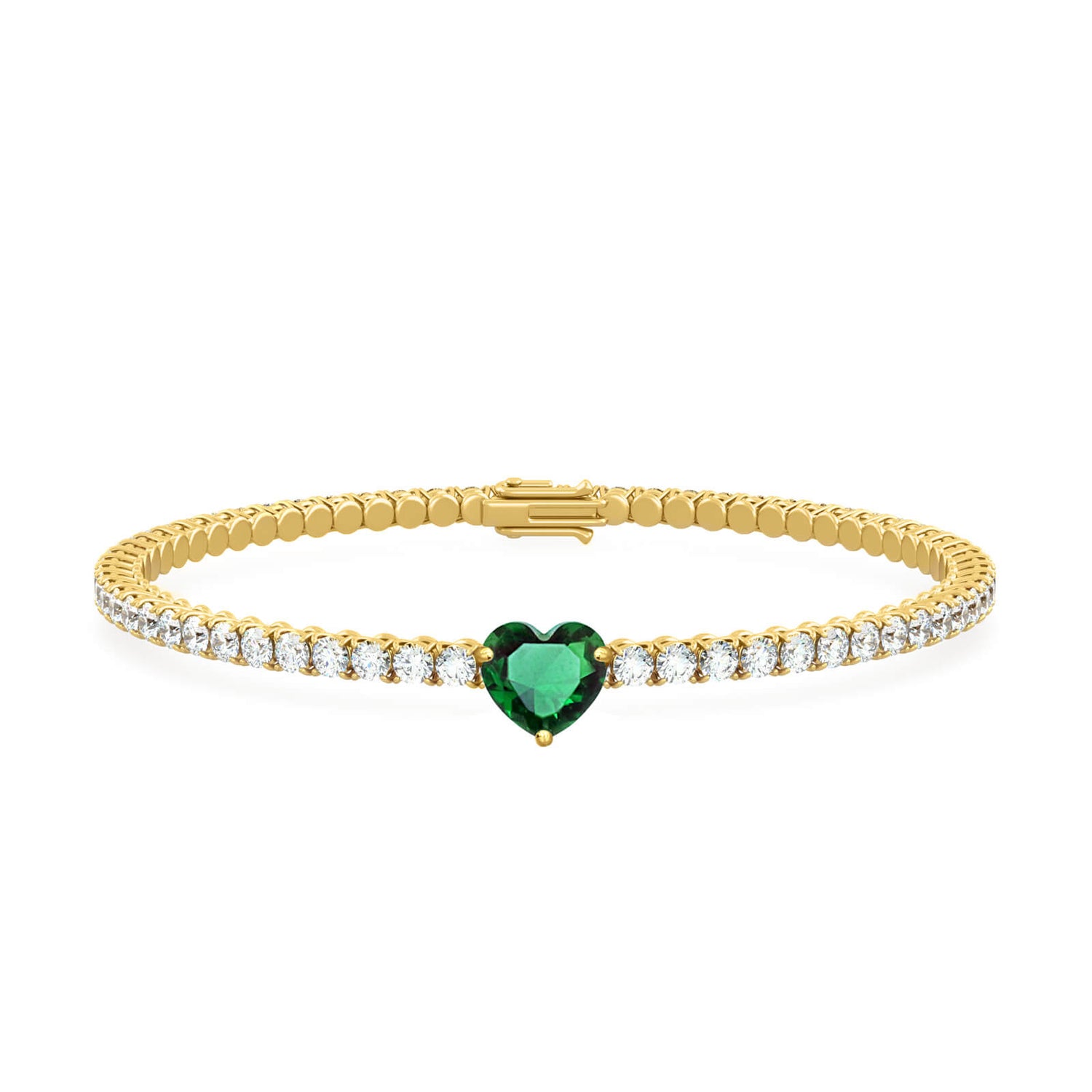 Scarlett Heart Tennis Bracelet