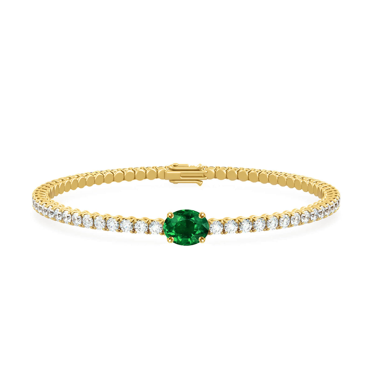 BRACELET TENNIS SCARLETT OVAL