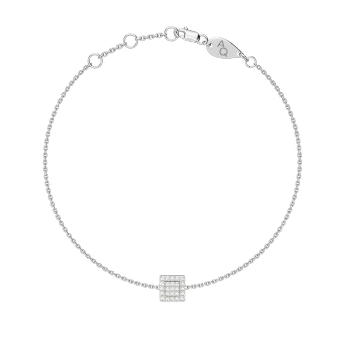 Time Square Bracelet, solid 18K gold, view 5 of 6