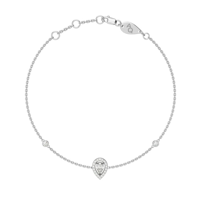 Verona Pear-Cut Bracelet, solid 18K gold, view 5 of 6