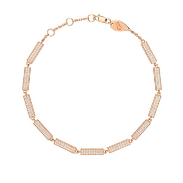 Winston Full Diamonds Bracelet, solid 18K gold, view 5 of 6