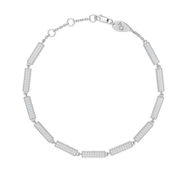 Winston Full Diamonds Bracelet, solid 18K gold, view 4 of 6