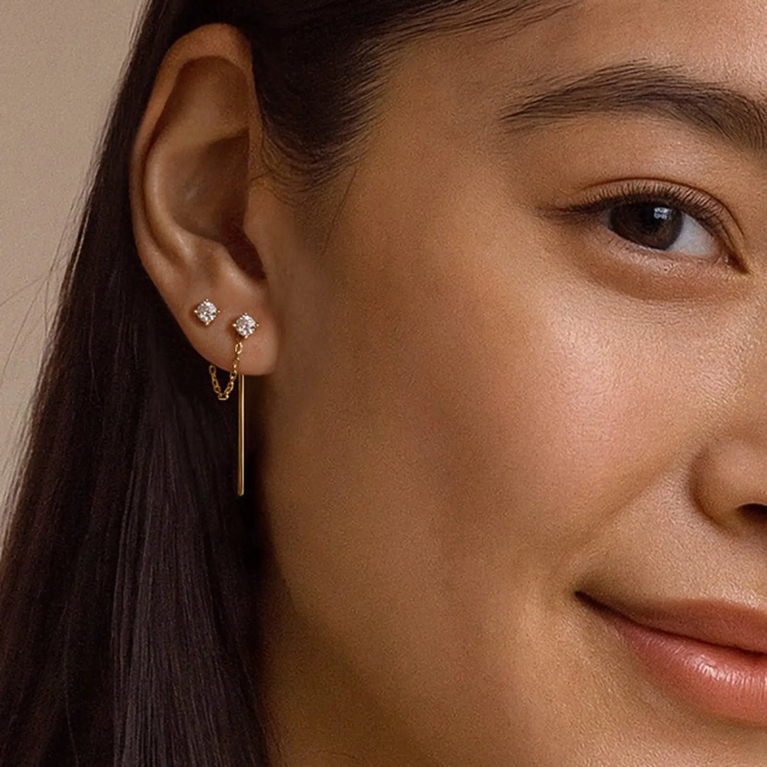 Diamond Rope Earrings
