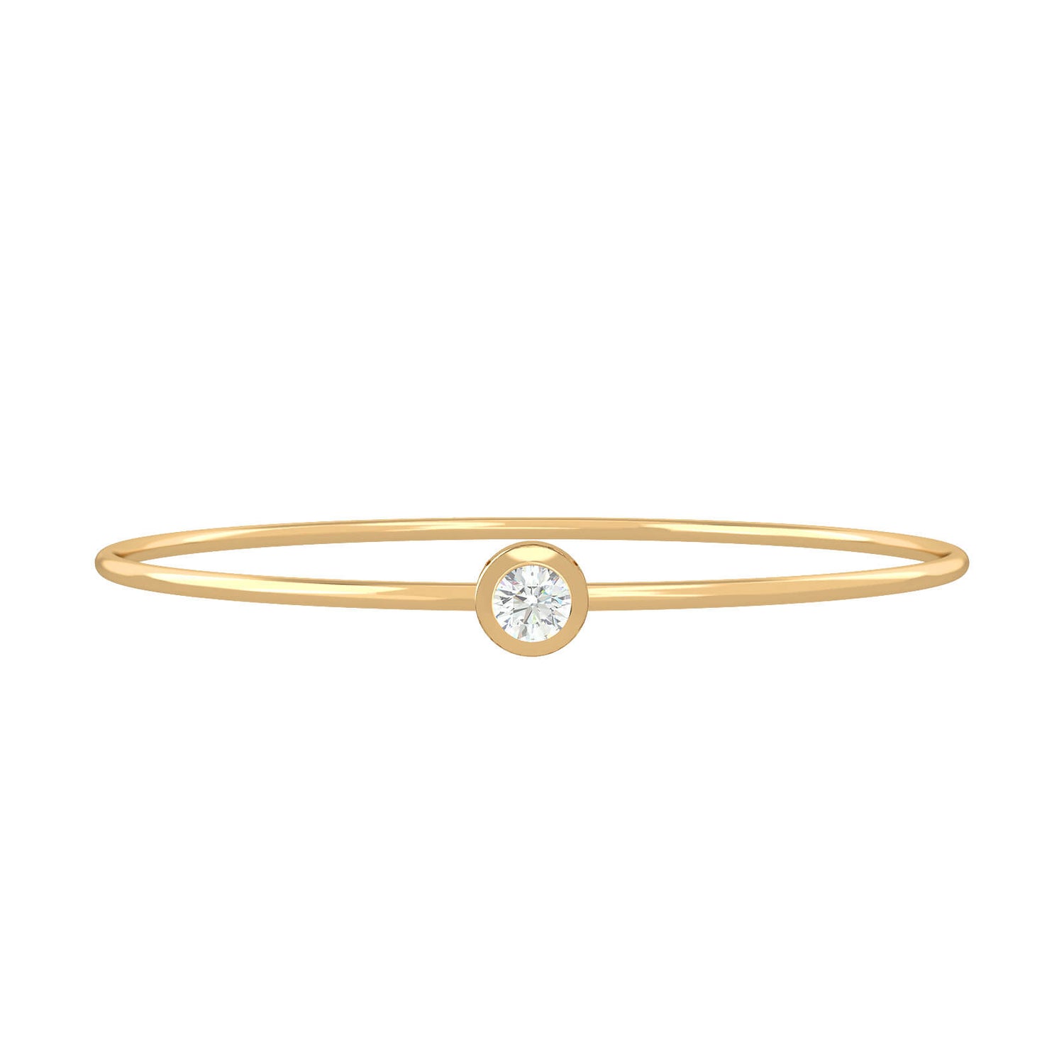 Solitaire-gold-bracelet -diamond