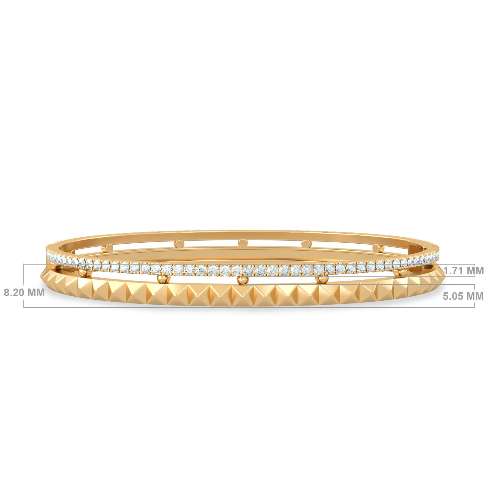 statement-gold-bracelet-rich-bold-peaks-18k-gold