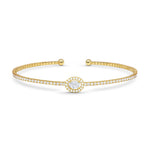Oval Cut Bracelet - Verona 18K Gold & Diamonds