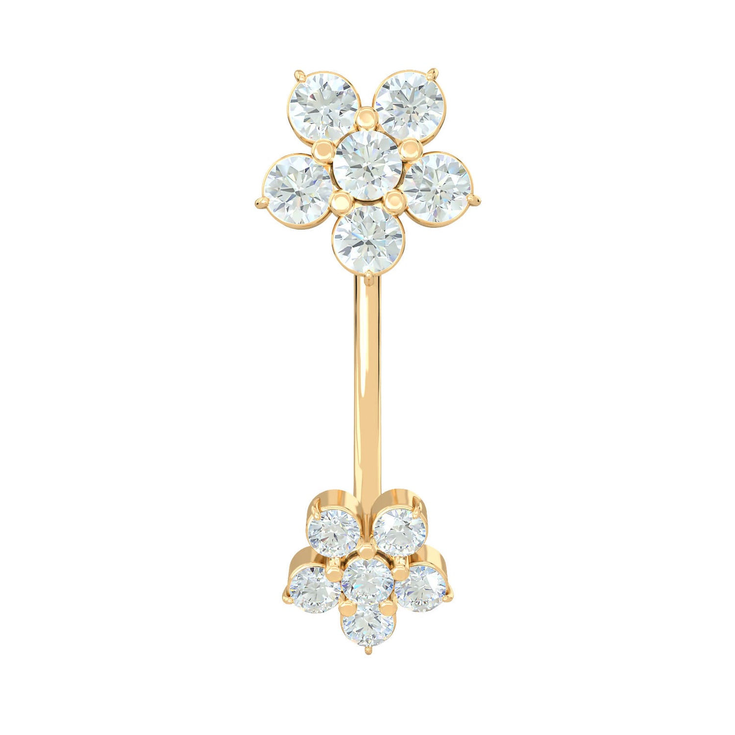 Fairy Flower Barbell Belly Button