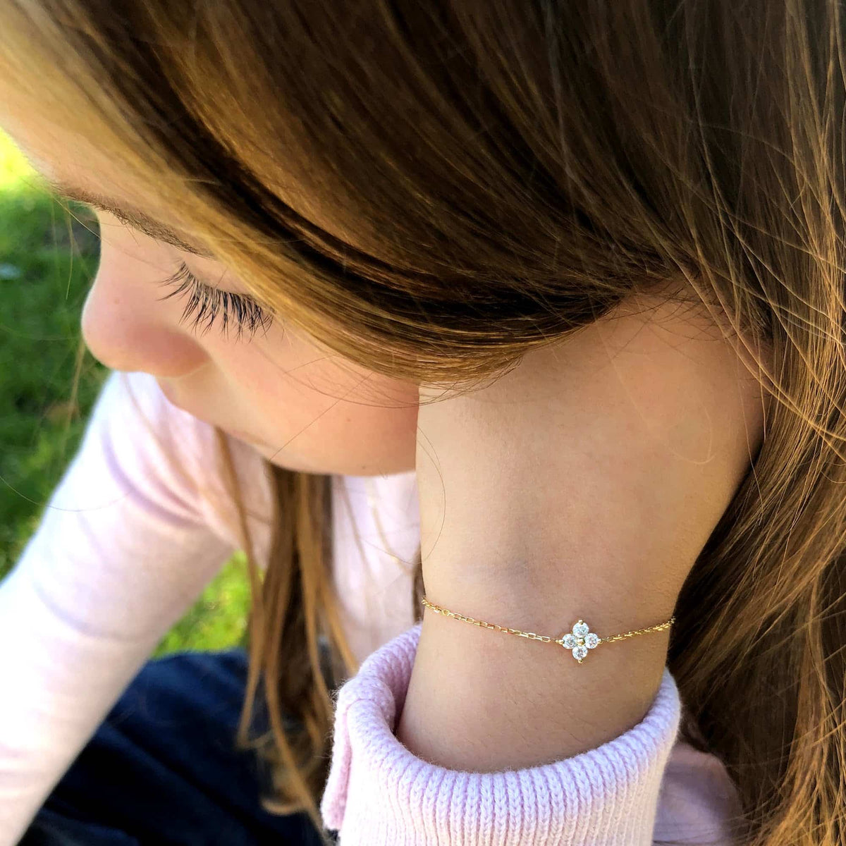 Baby Bracelet Fairy 18K Gold And Diamonds