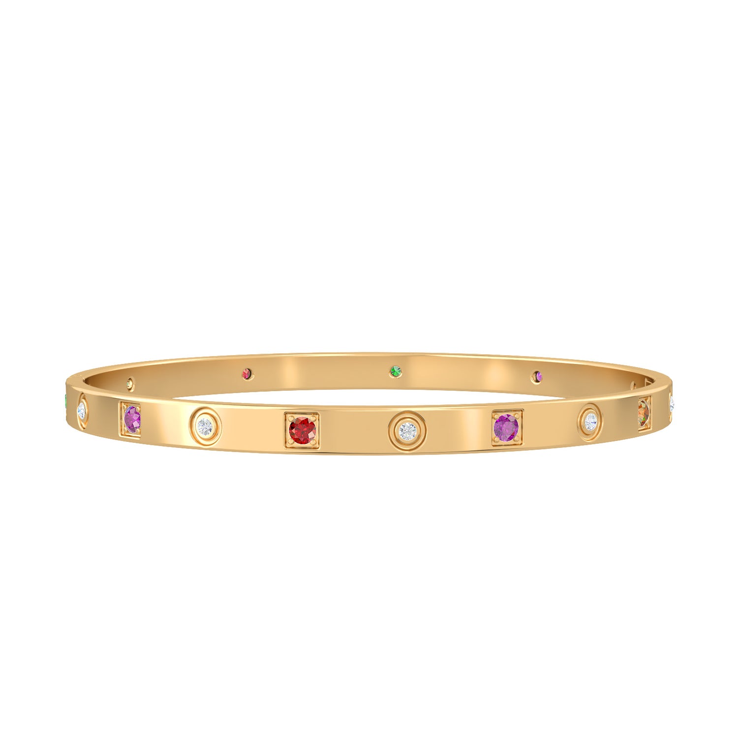 Precious Stones Illusion Bracelet