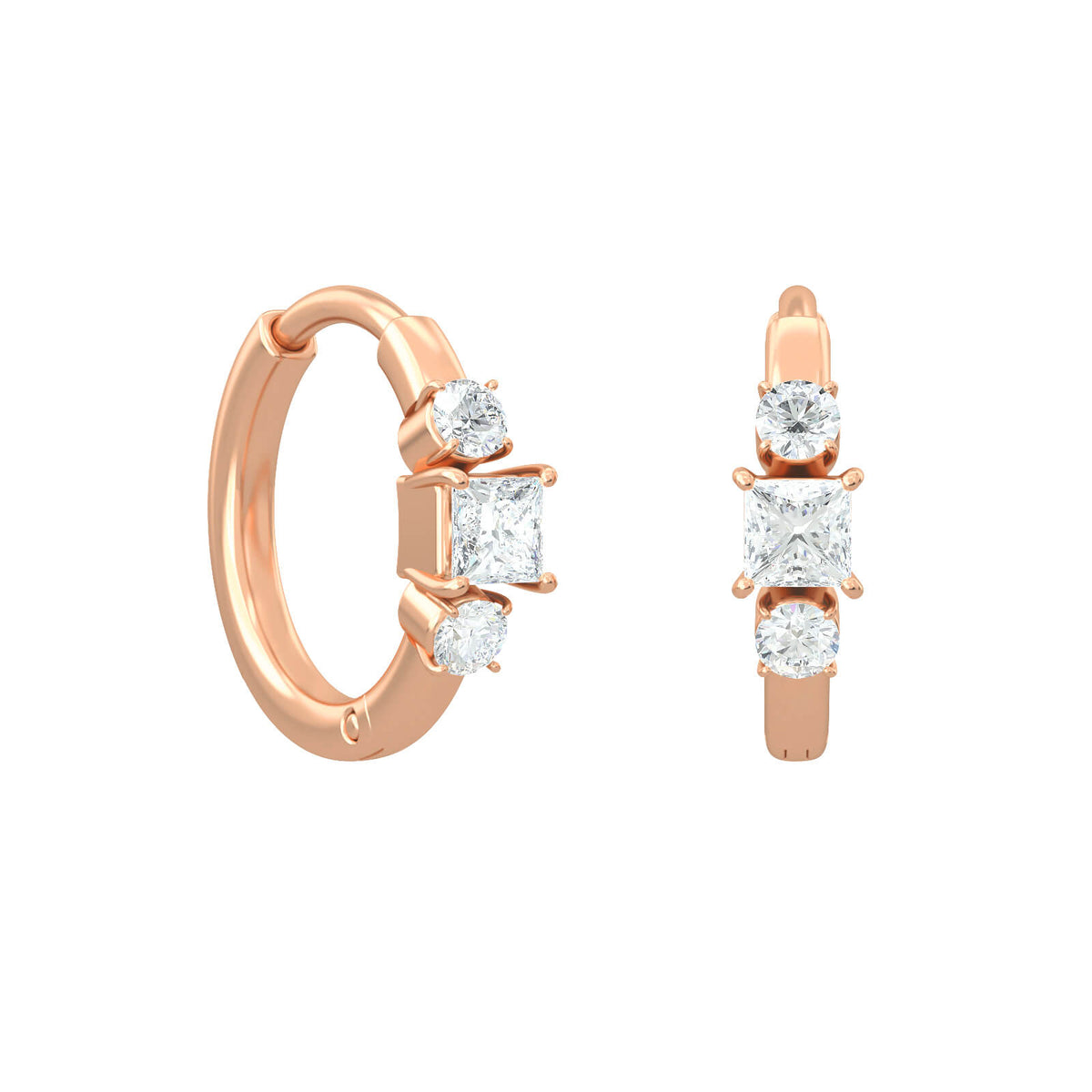 Beloved Hoops Piercing body jewelry, solid 18K gold, view 5 of 8