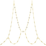 Body Chain Mrs Claude, 18K Gold and Diamonds -yellow gold - Aquae Jewels - Exquisite Jewelry