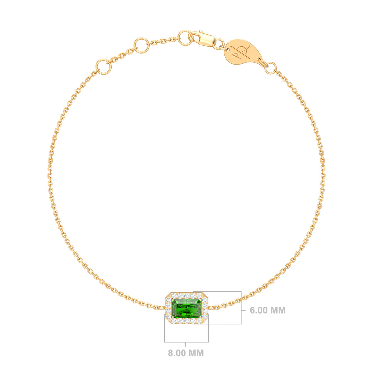Bracciale Cleopatra con pietra preziosa