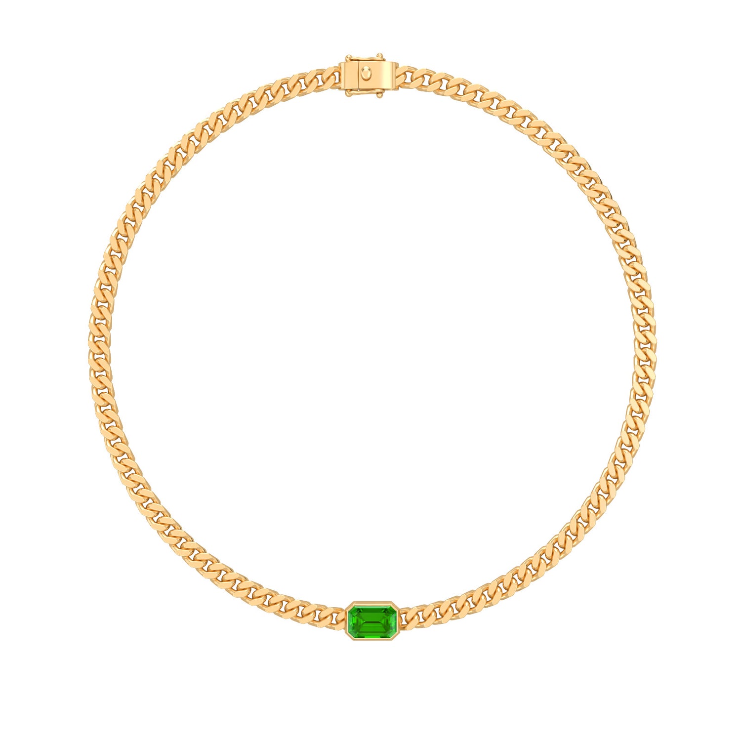 Cuban Emerald Anklet