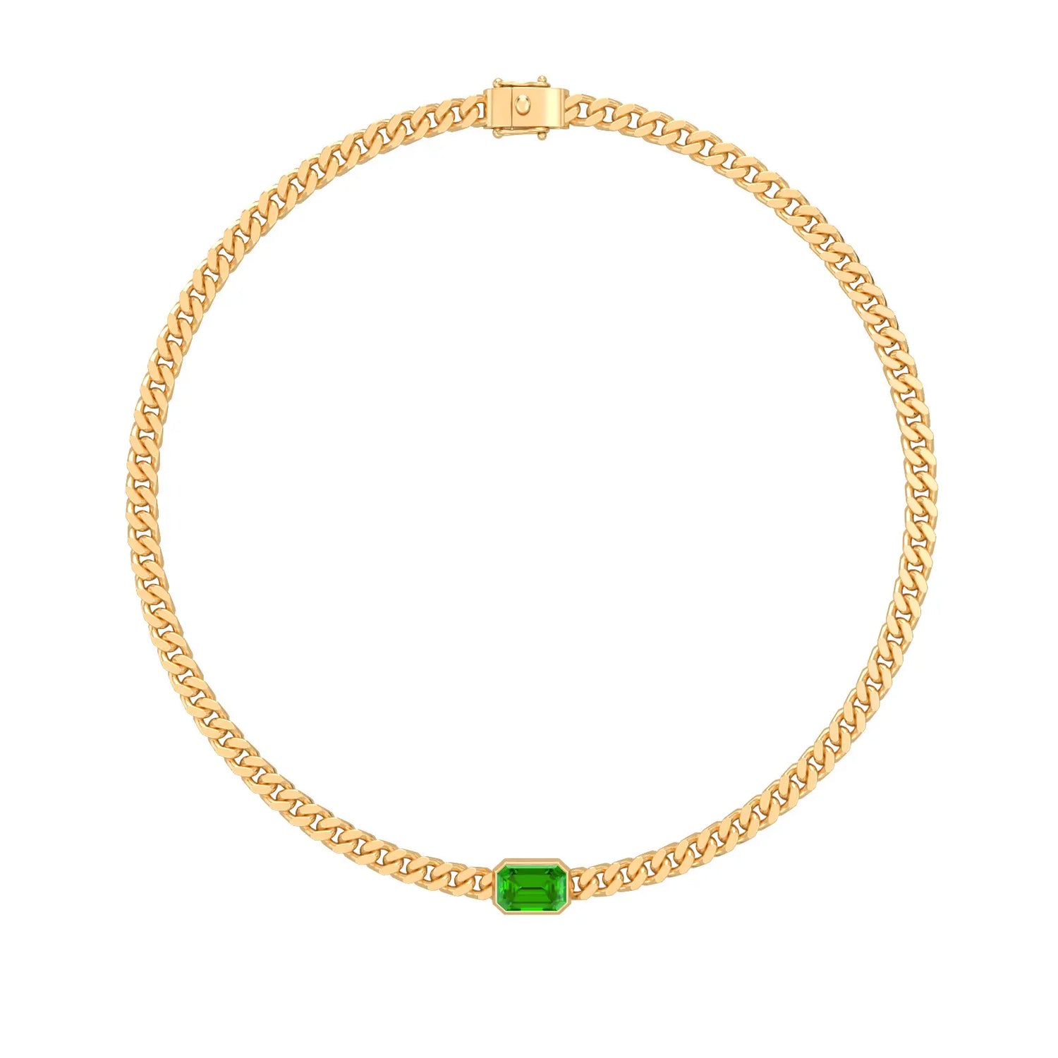 Cuban Emerald Bracelet