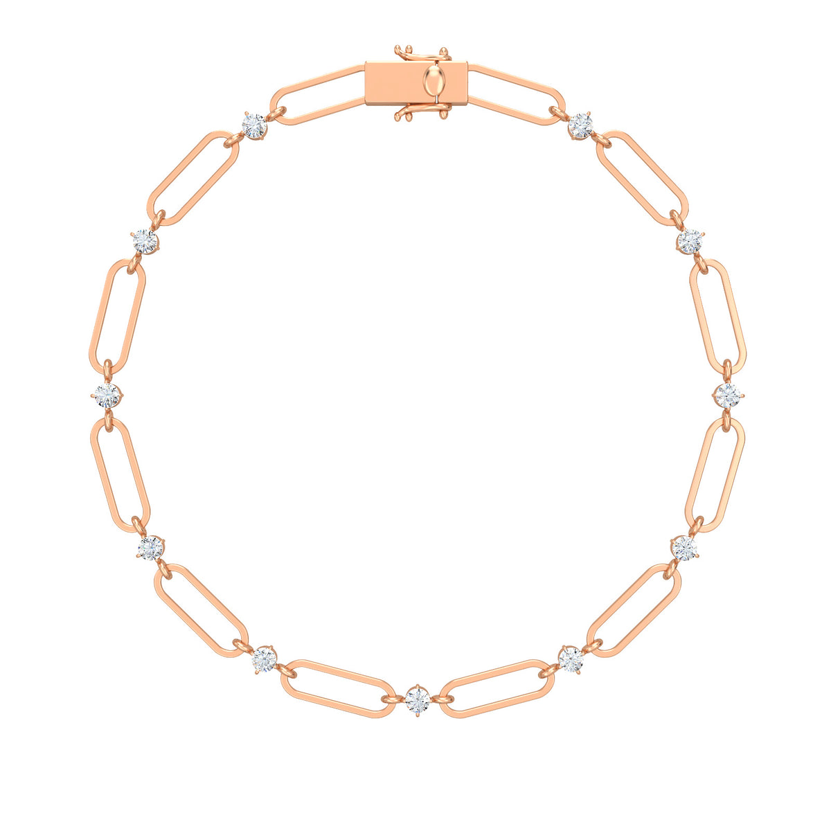 Premium Gatsby Bracelet, solid 18K gold, view 6 of 6