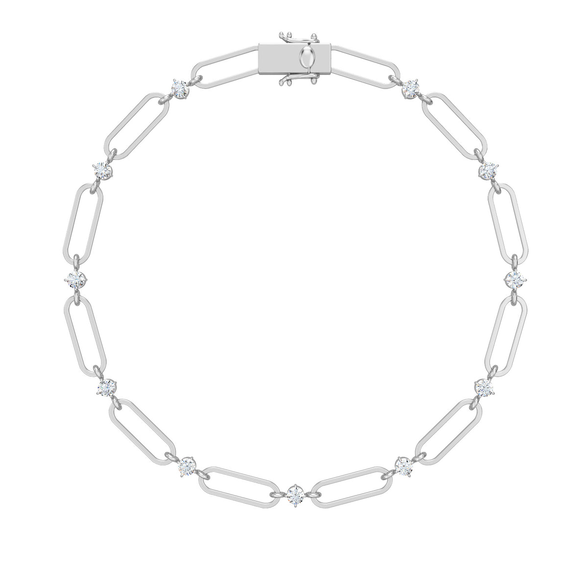 Premium Gatsby Bracelet, solid 18K gold, view 5 of 6