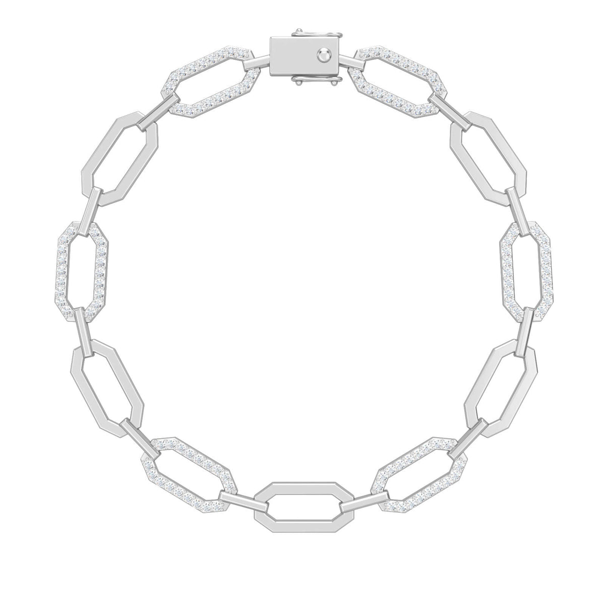 Lady Gaga Half Diamonds Bracelet, solid 18K gold, view 5 of 5