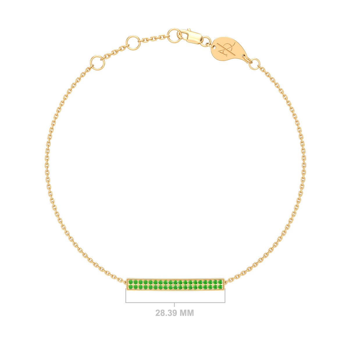 Paris-Dubai Diamond Double Bracelet, solid 18K gold, view 3 of 19