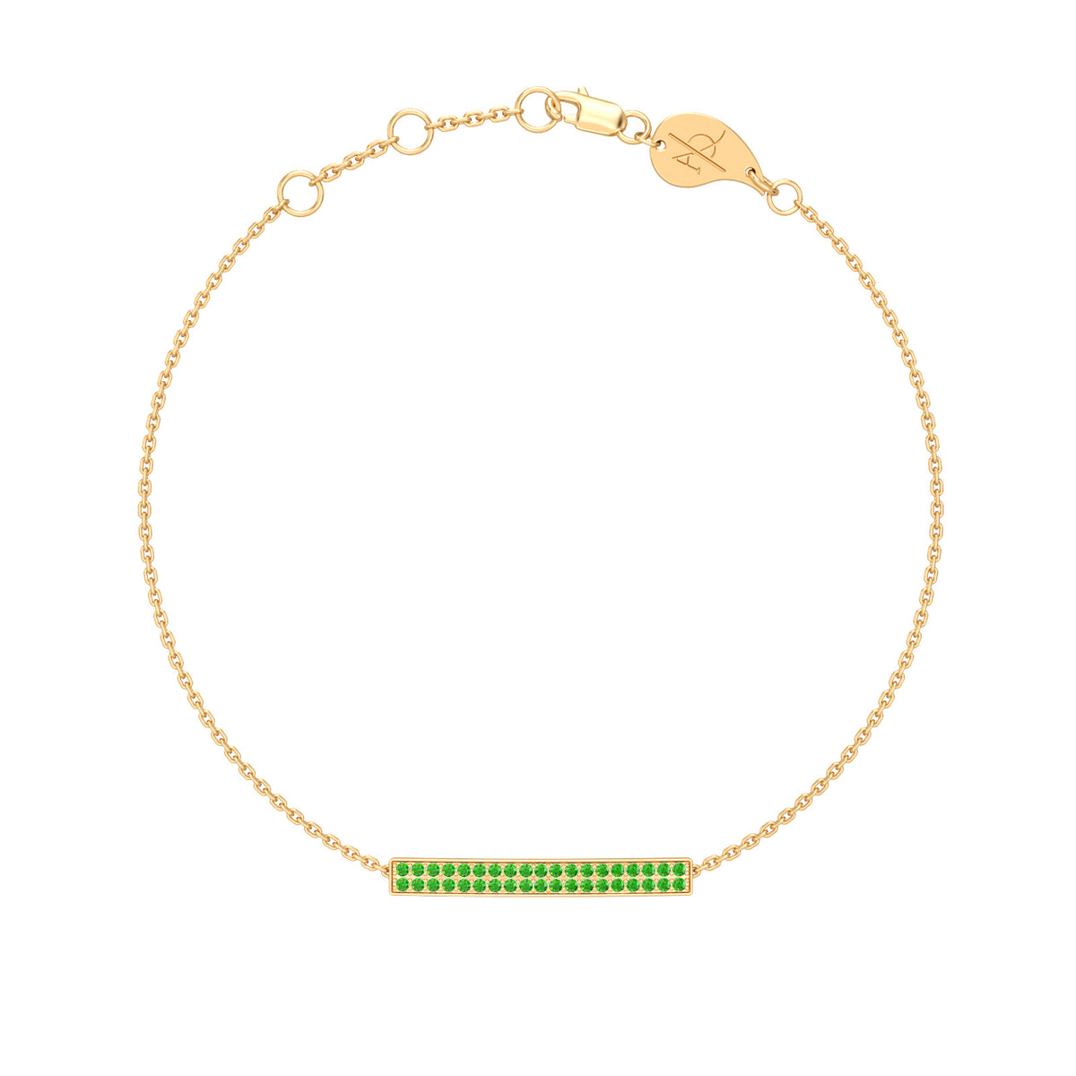 Paris-Dubai Diamond Double Bracelet, solid 18K gold, view 11 of 19