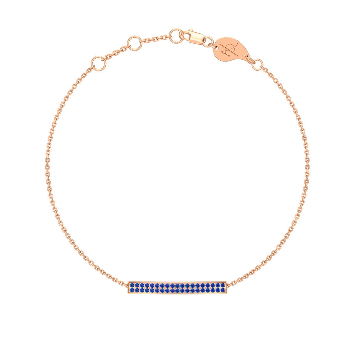 Paris-Dubai Diamond Double Bracelet, solid 18K gold, view 7 of 19