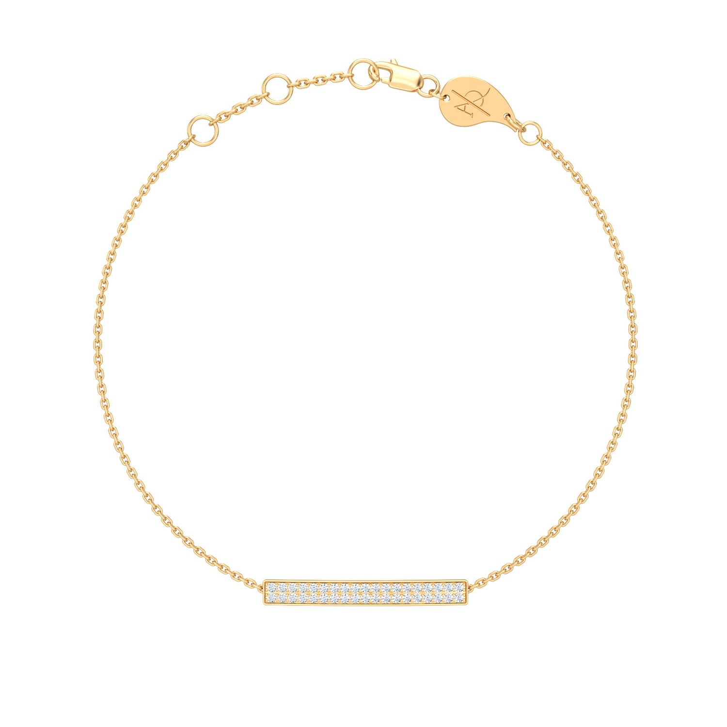 Paris-Dubai Diamond Double Bracelet