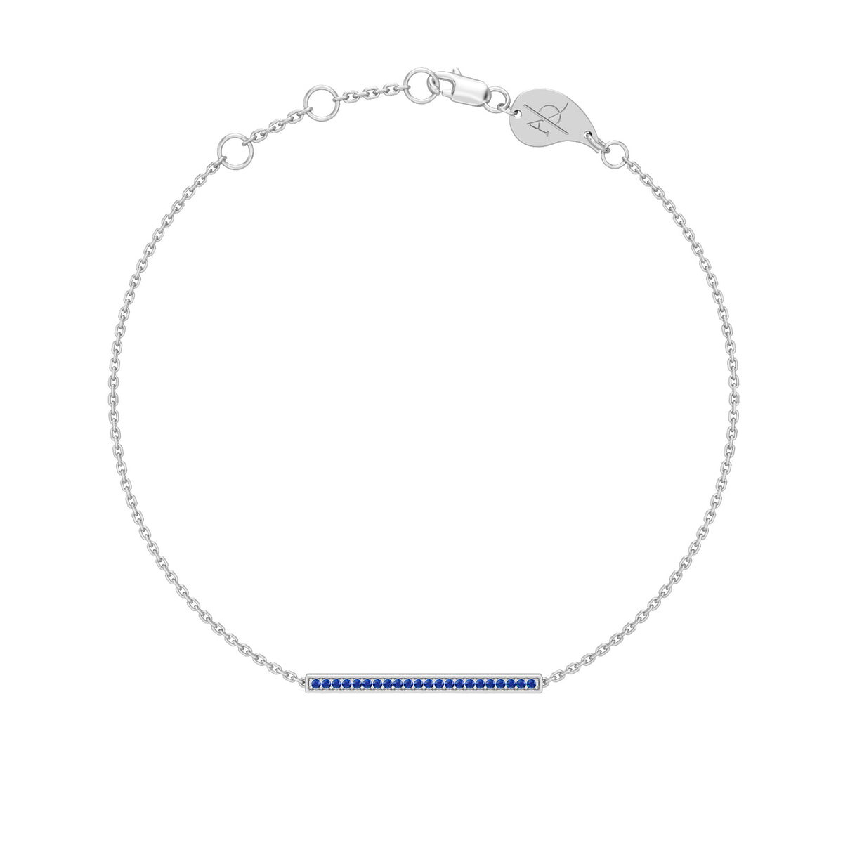 Paris-Dubai Single Diamond Bracelet, solid 18K gold, view 10 of 17