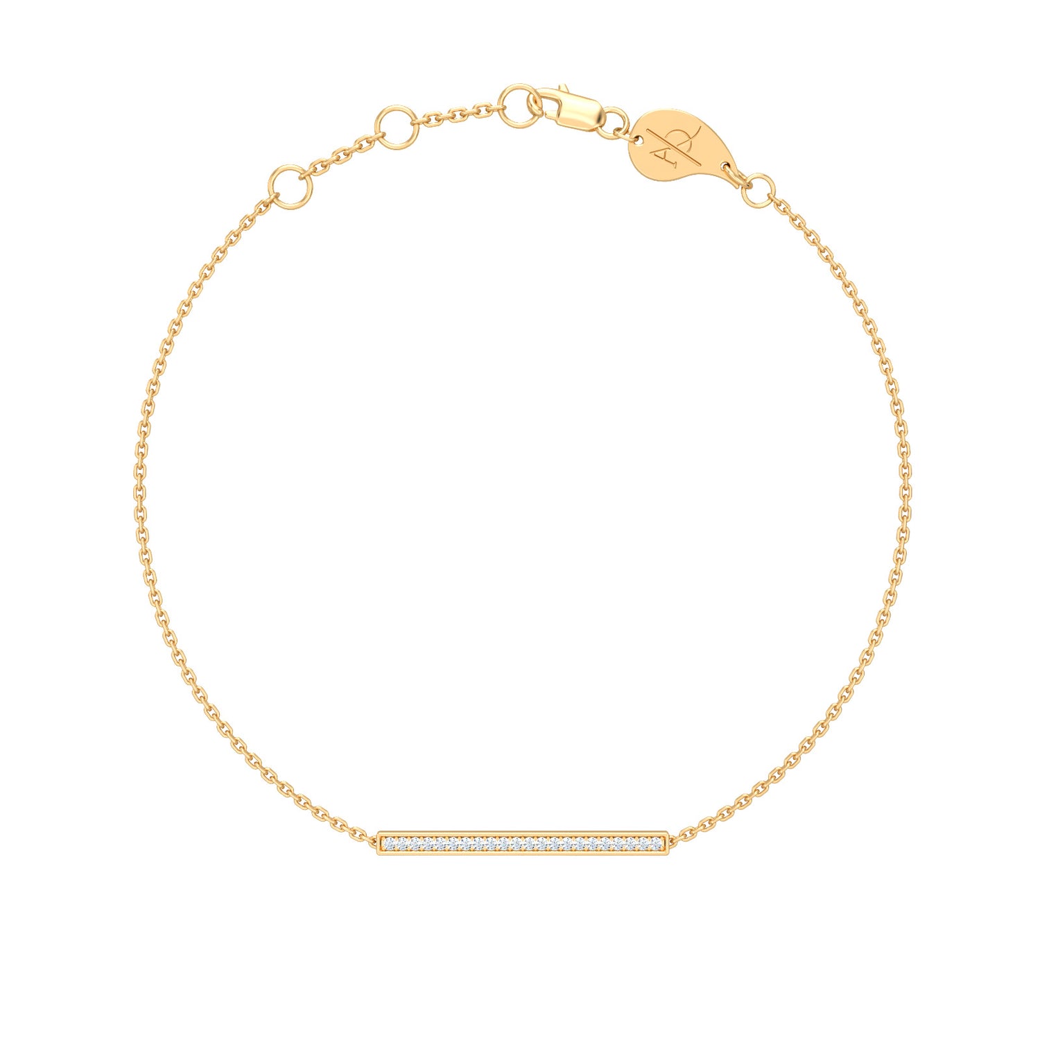 Paris-Dubai Single Diamond Bracelet