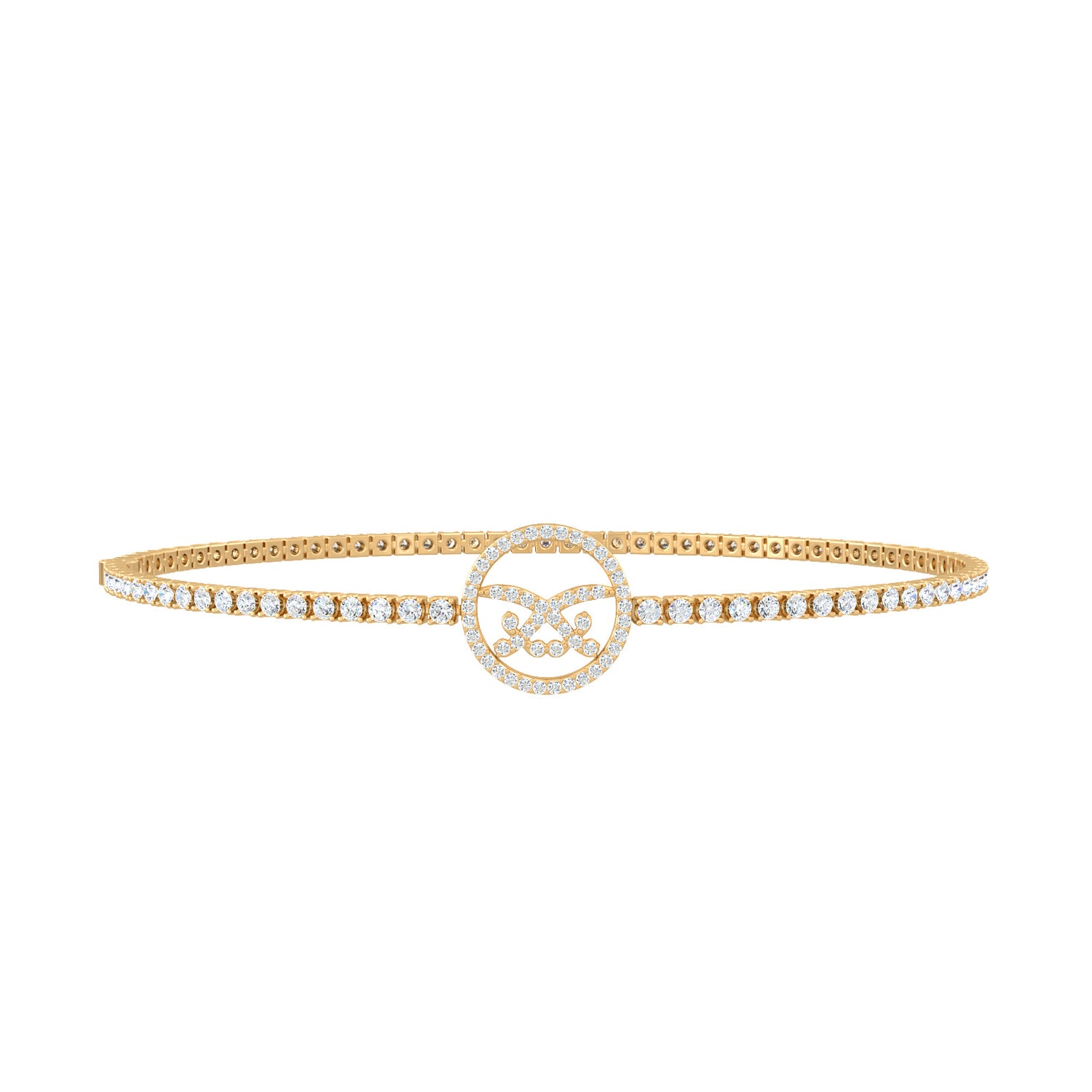 Saudi Arabia Diamond Circle Bracelet