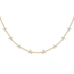Floral Constellation Choker - Britney Constellation Choker in 18K Gold with Diamonds