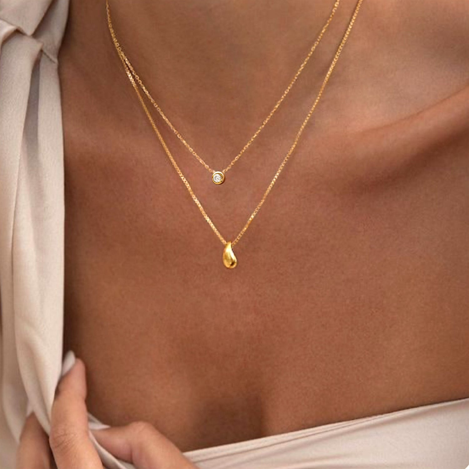 Pure Solitaire Necklace