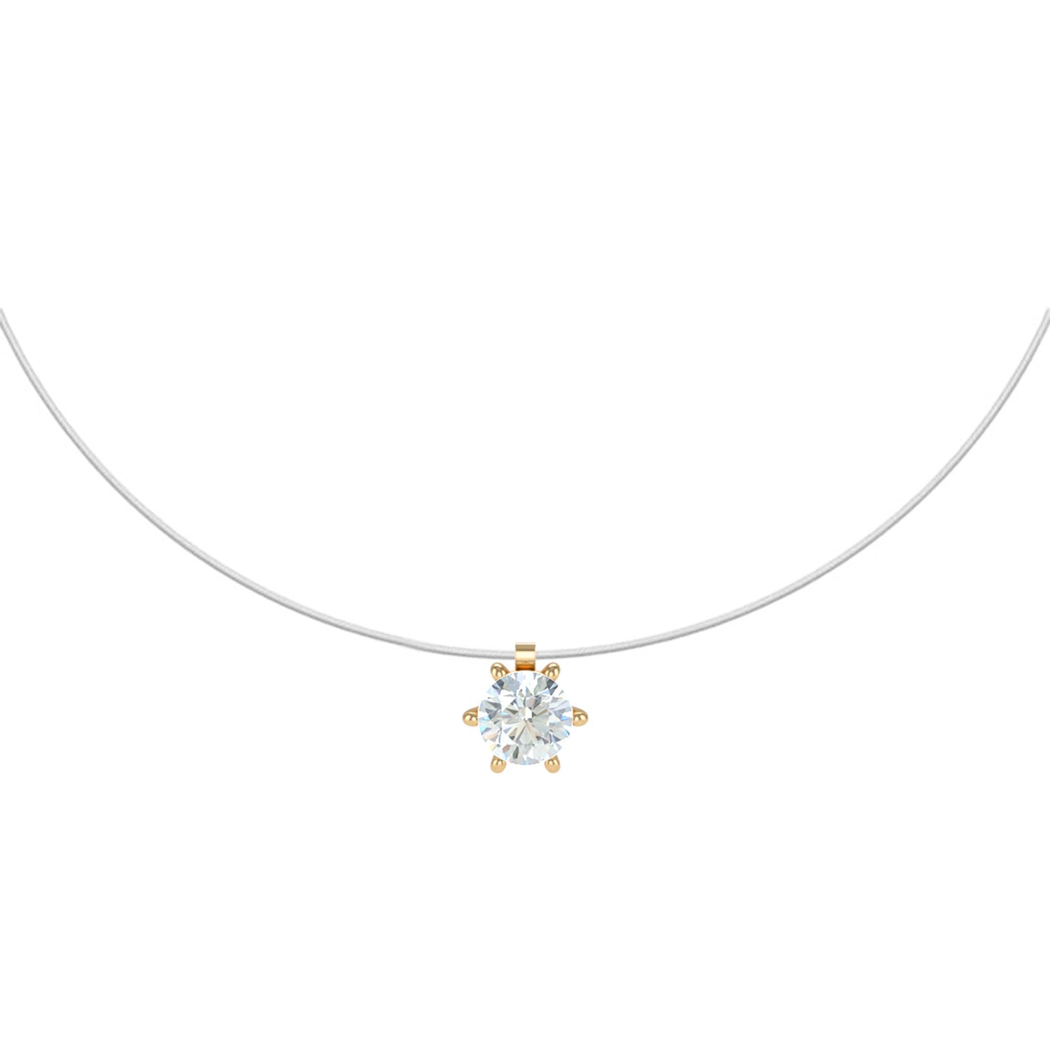 Brilliant Floating Choker