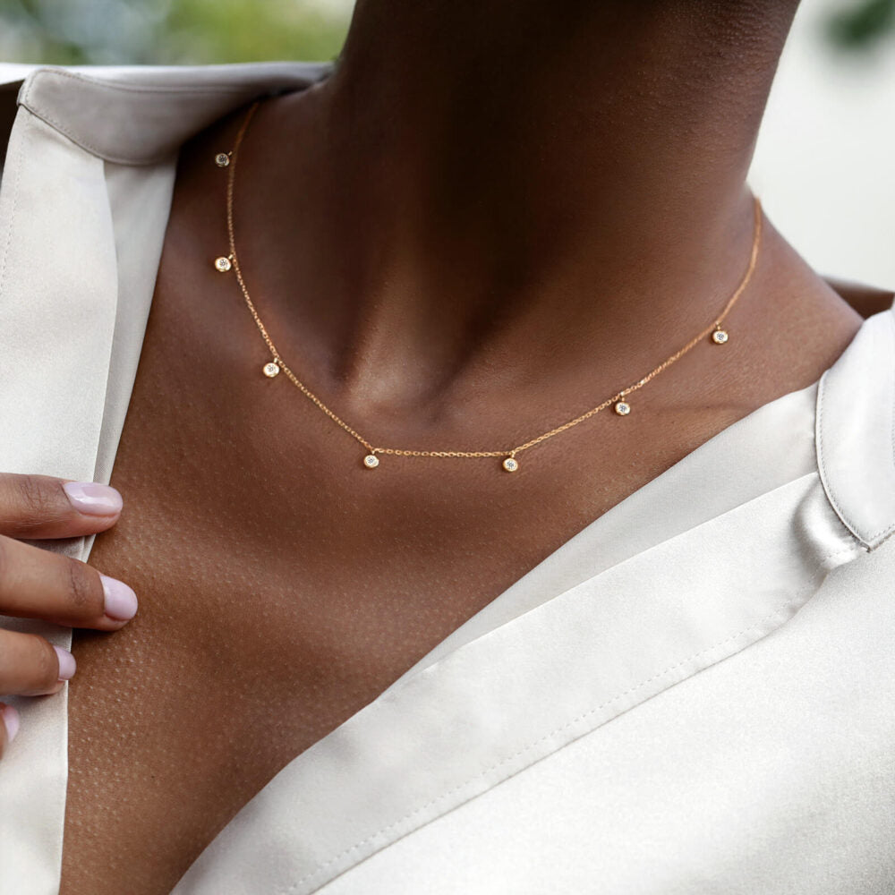 Diamond Constellation Pendant Choker