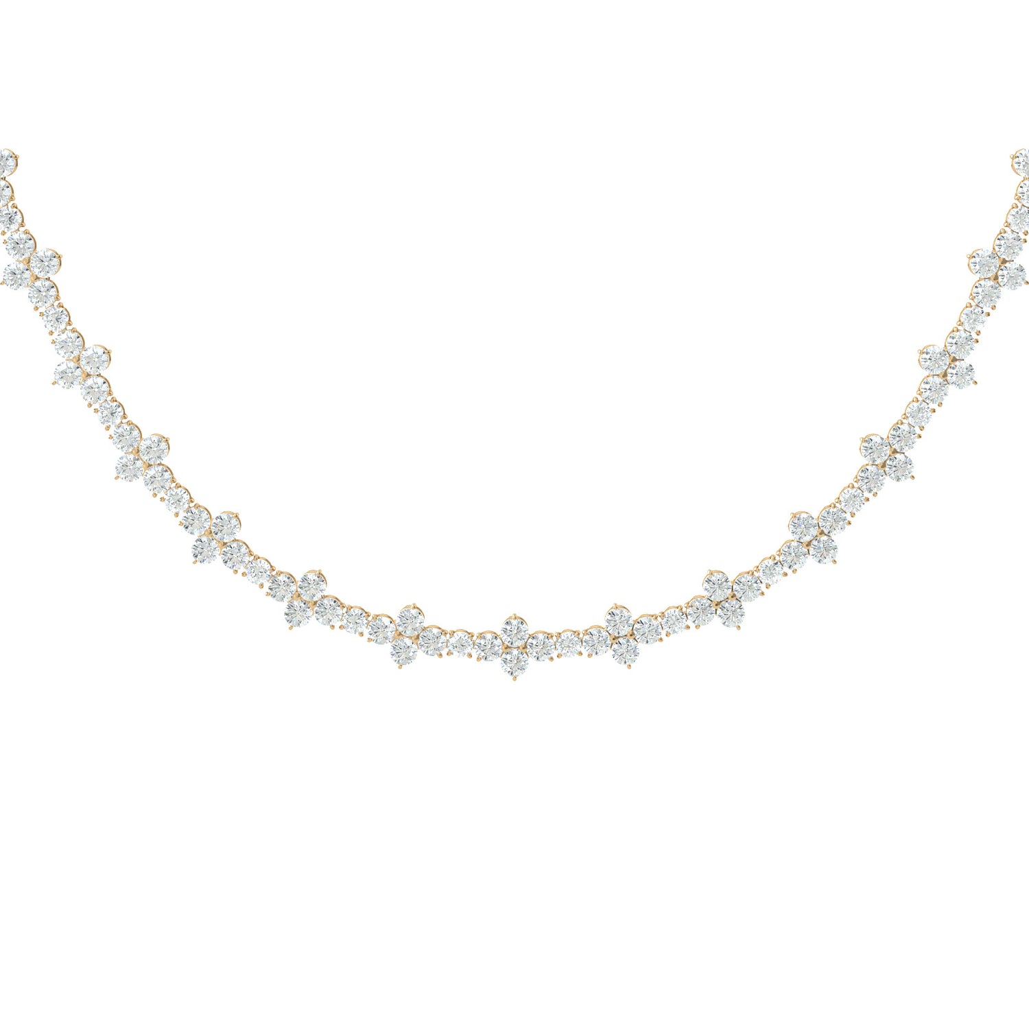 Diamond River Tennis Necklace