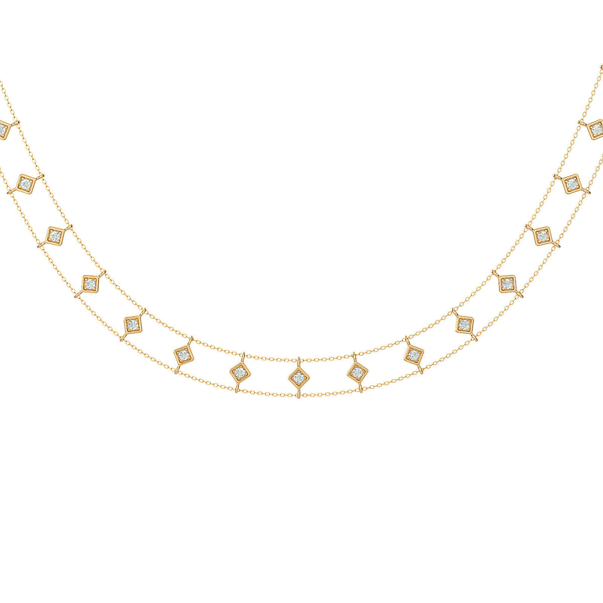 Elegant Diamond Choker – Nefertiti Choker