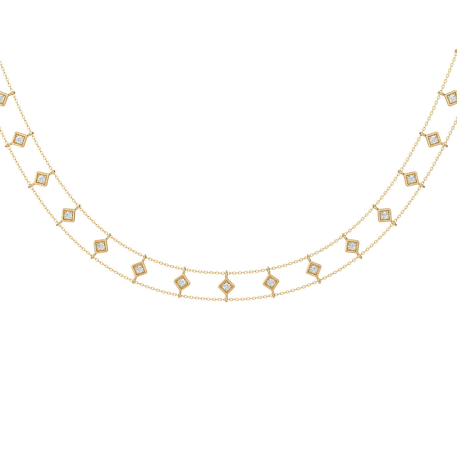 Elegant Diamond Choker – Nefertiti Choker