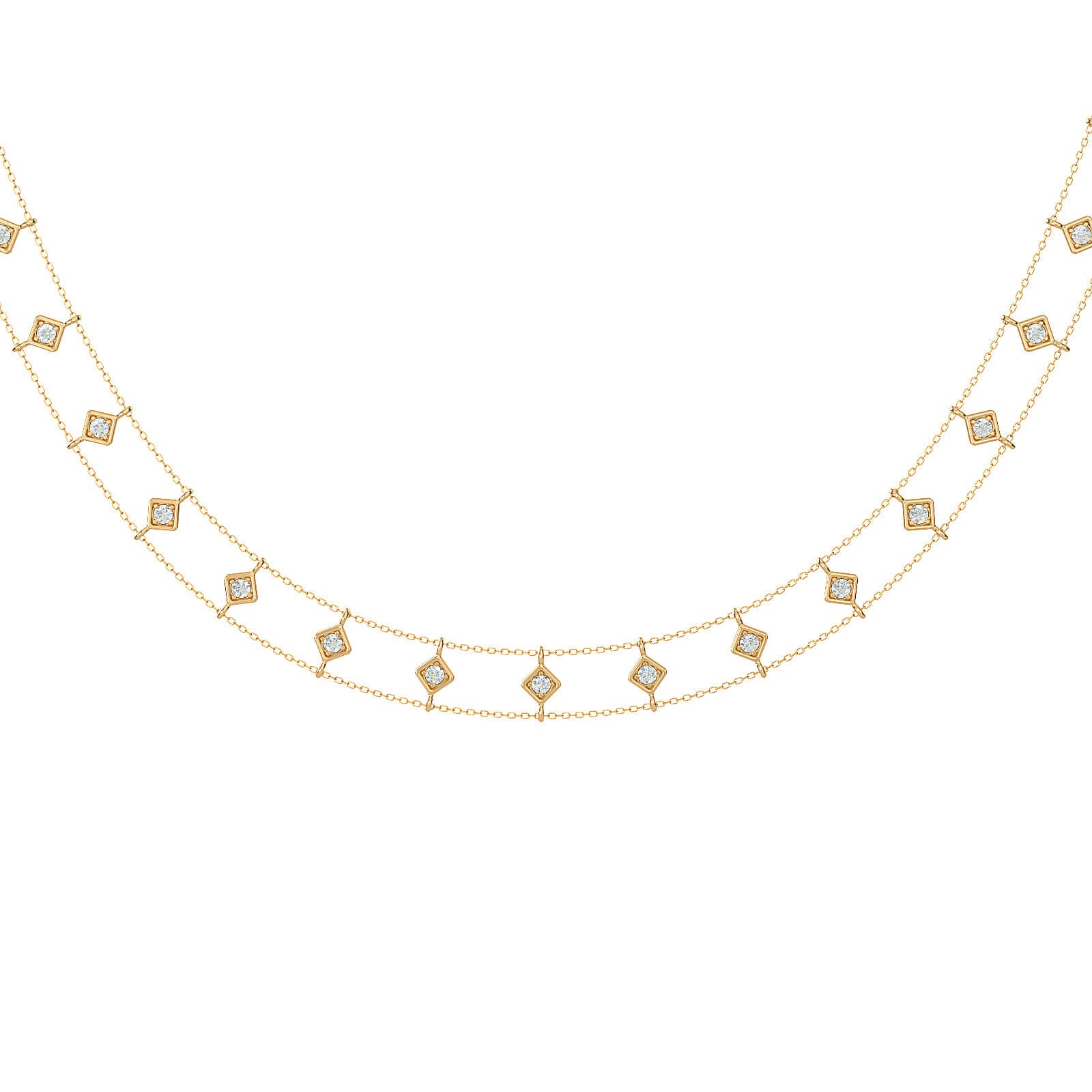 Elegant Diamond Choker – Nefertiti Choker