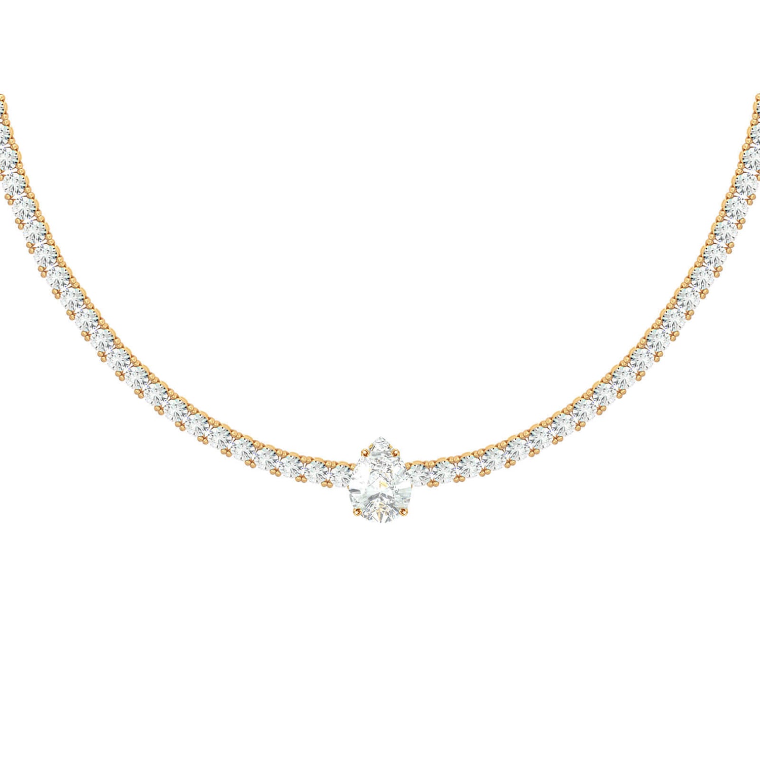 gold-pear-diamond-tennis-necklace