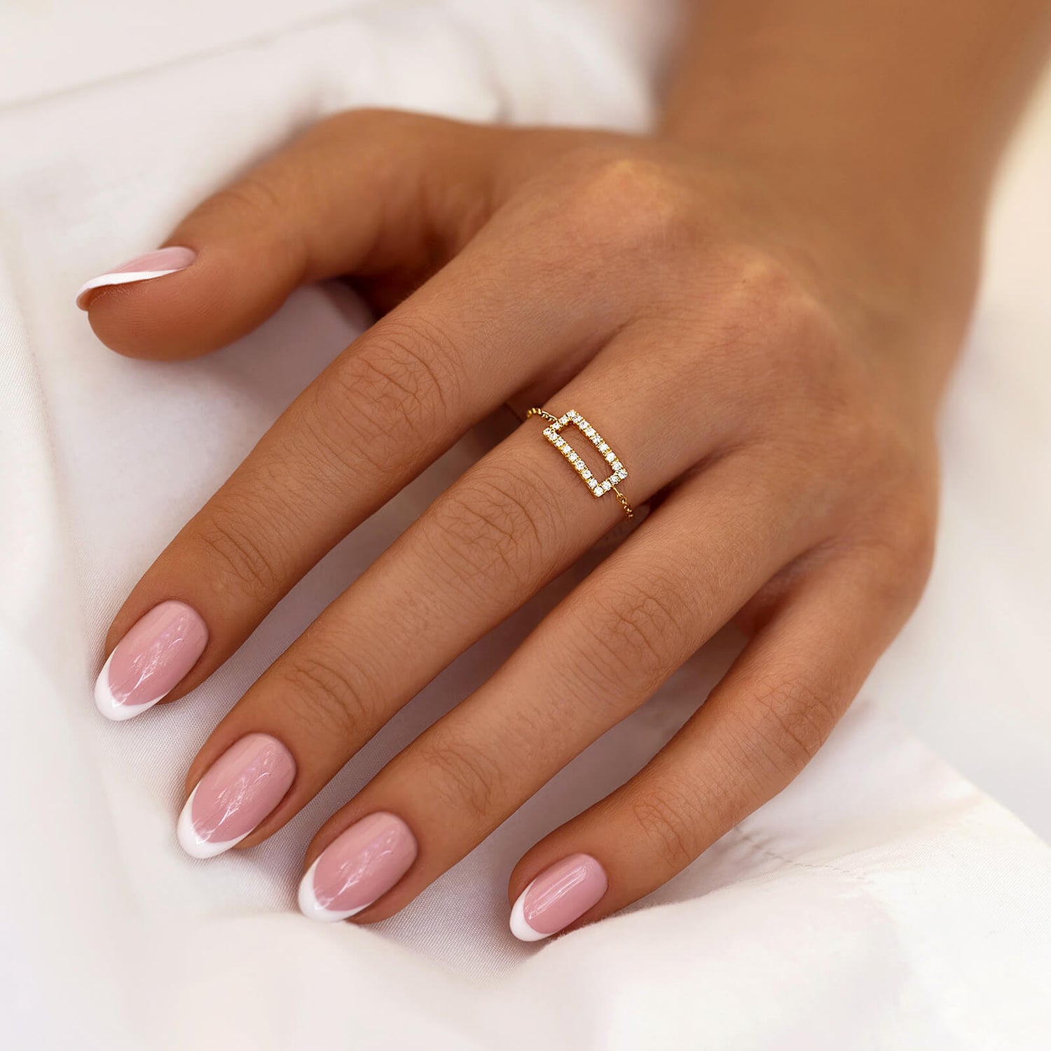 Rectangle Chain Ring