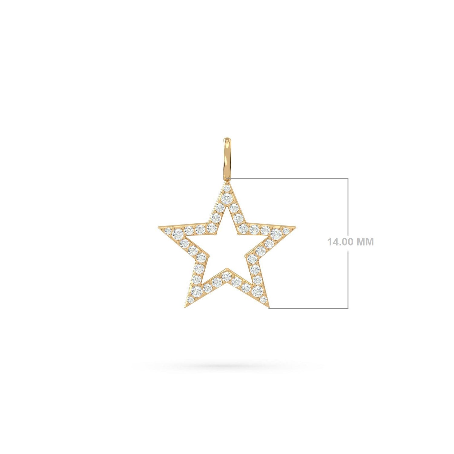 Celestial Diamond Star Charm