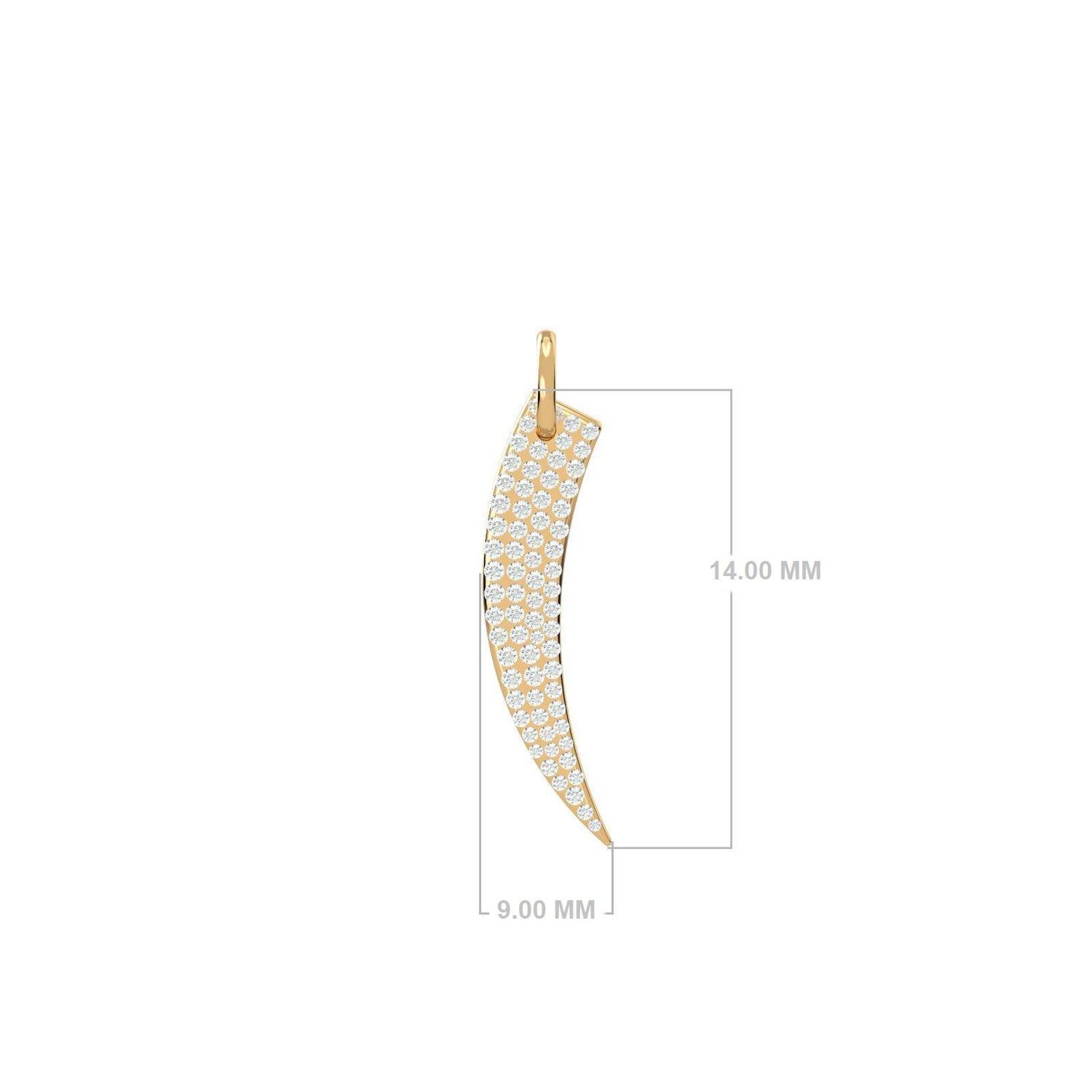 Mini Crescent Charm